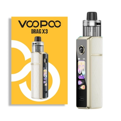 Voopoo Drag X3 Kit | VOOPOO PnP X Coil PNP-X Coils & DTL Pods I Champagne Golden